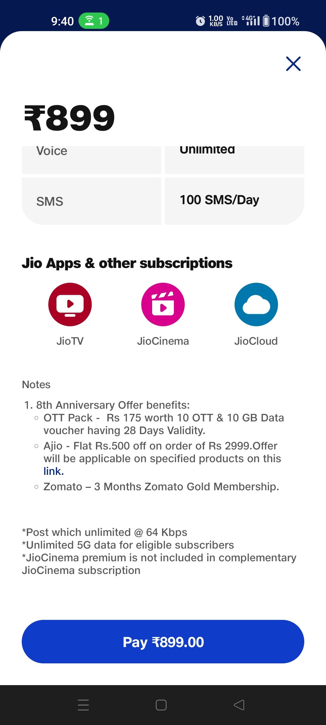 jio recharge plans