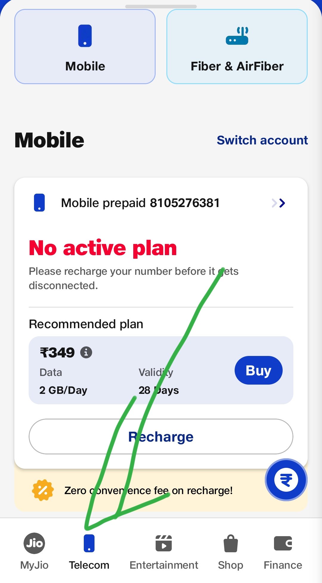 Jio Recharge plans 2024