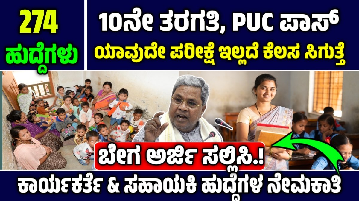 WCD Chikkaballapur Recruitment 2025